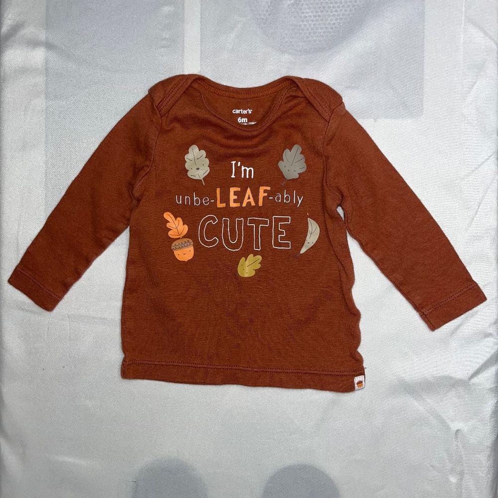 Carters long sleeve 6 months